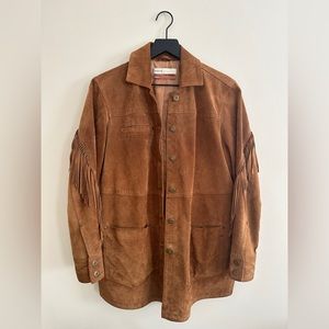 Anthropologie  suede Western jacket